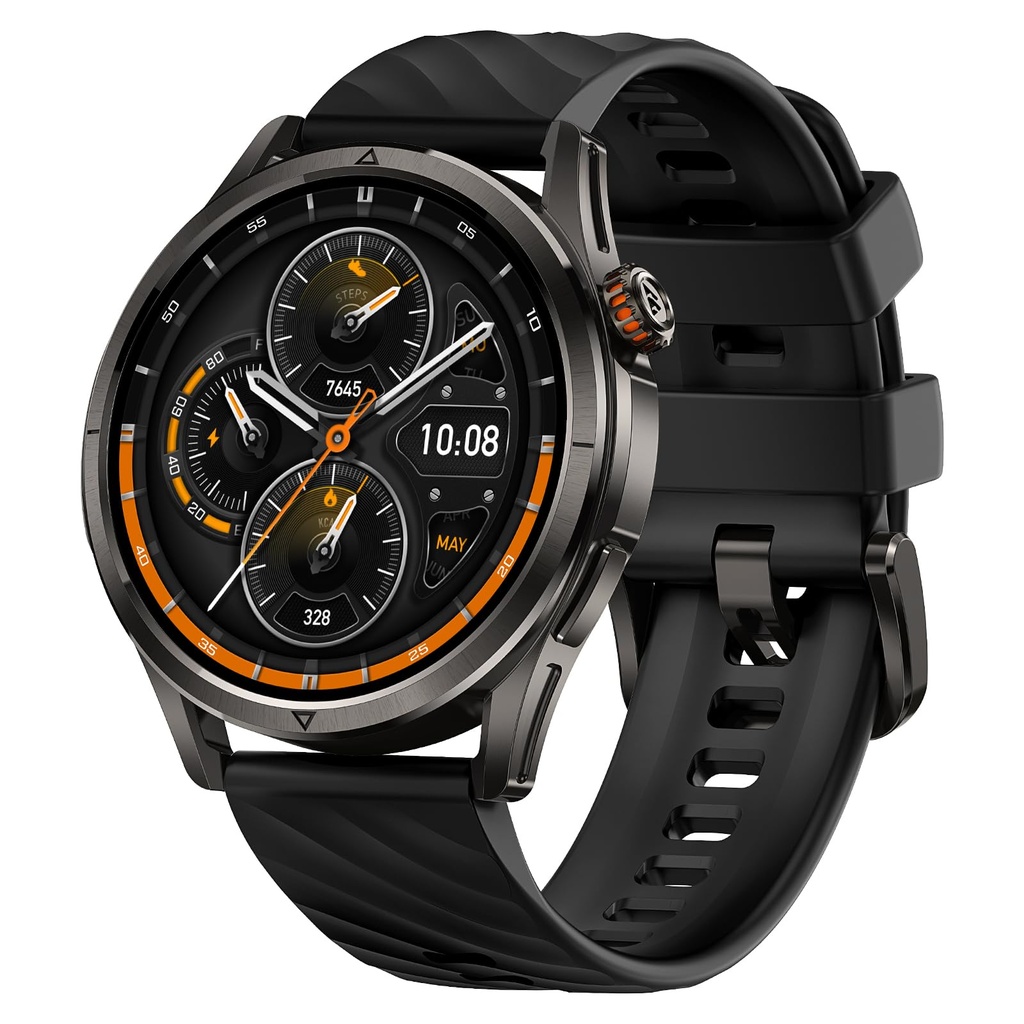 KOSPET TANK T4 Smart Watch for Men, GPS, Offline Maps, Stainless Steel Body, 10ATM Waterproo