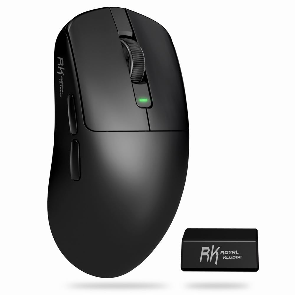 RK ROYAL KLUDGE M3 Gaming Mouse 47g Ultra-Lightweight with PAW3950 Optical Sensor DPI up to