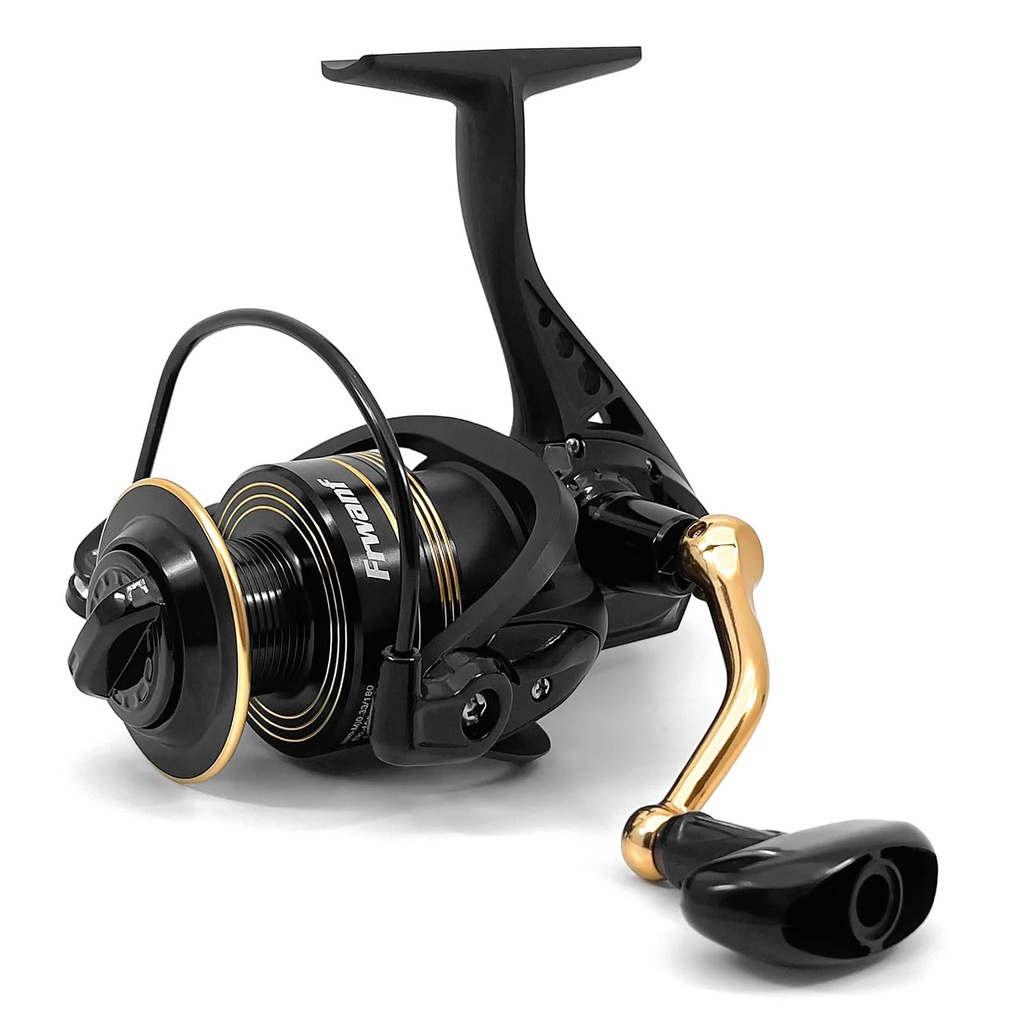 Frwanf Spinning Reel, Freshwater and Saltwater Spinning Fishing Reel, Lightweight Body, 5.0