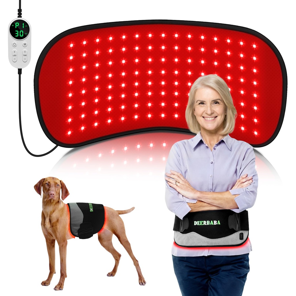 Red-Light-Therapy-for-Body,2026 Upgraded-4 Modes 5 Stage Power Medical-Grade TPU Mat for Bo