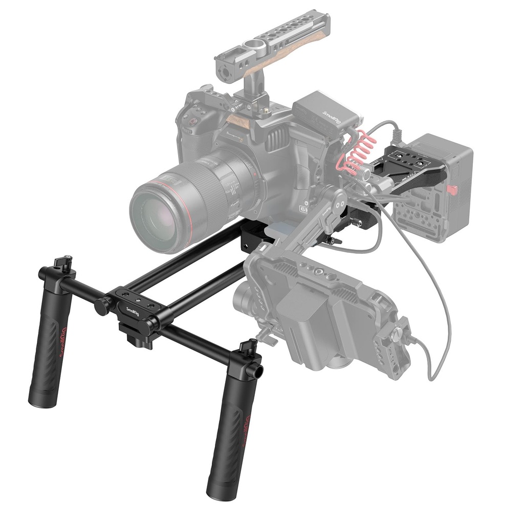 SMALLRIG Universal Shoulder Rig Kit, Camera Shoulder Rig, 16"/ 40cm Extended 15mm Rod Suppo