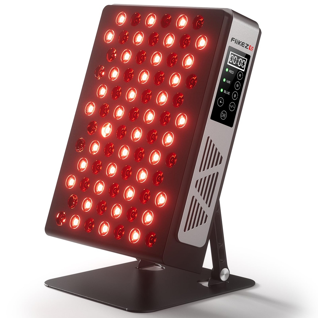 FliKEZE Red Light Panel, 78 Lamp Beads, 3&4 Chips(460 nm, 630 nm, 660 nm, 810 nm, 830 nm, 8