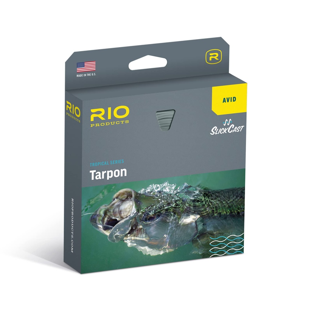 RIO Products Avid Tarpon Saltwater Fly Line, SlickCast Easy Casting, Tropical Series, WF10F