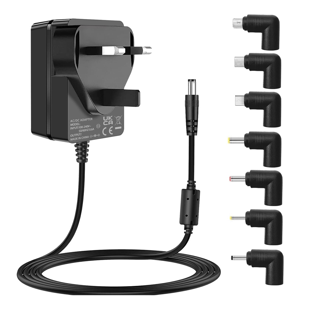 5V 3A Power Supply Adapter Charger Cord, 100V-240V AC to DC 5 Volt fit for 5Vdc 3A 2.5A 2A