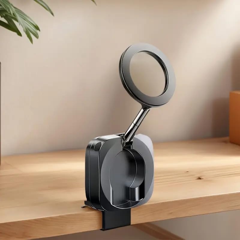 Maideduo Double Magnetic Airplane Phone Holder Travel Essentials -Portable 360 Adjustable,