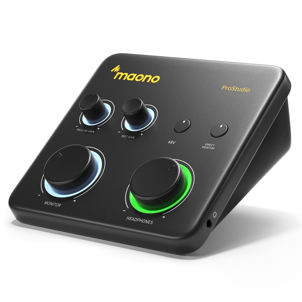 MAONO USB Audio Interface for PC: Interface with XLR Input 24-bit/192kHz Routing Software