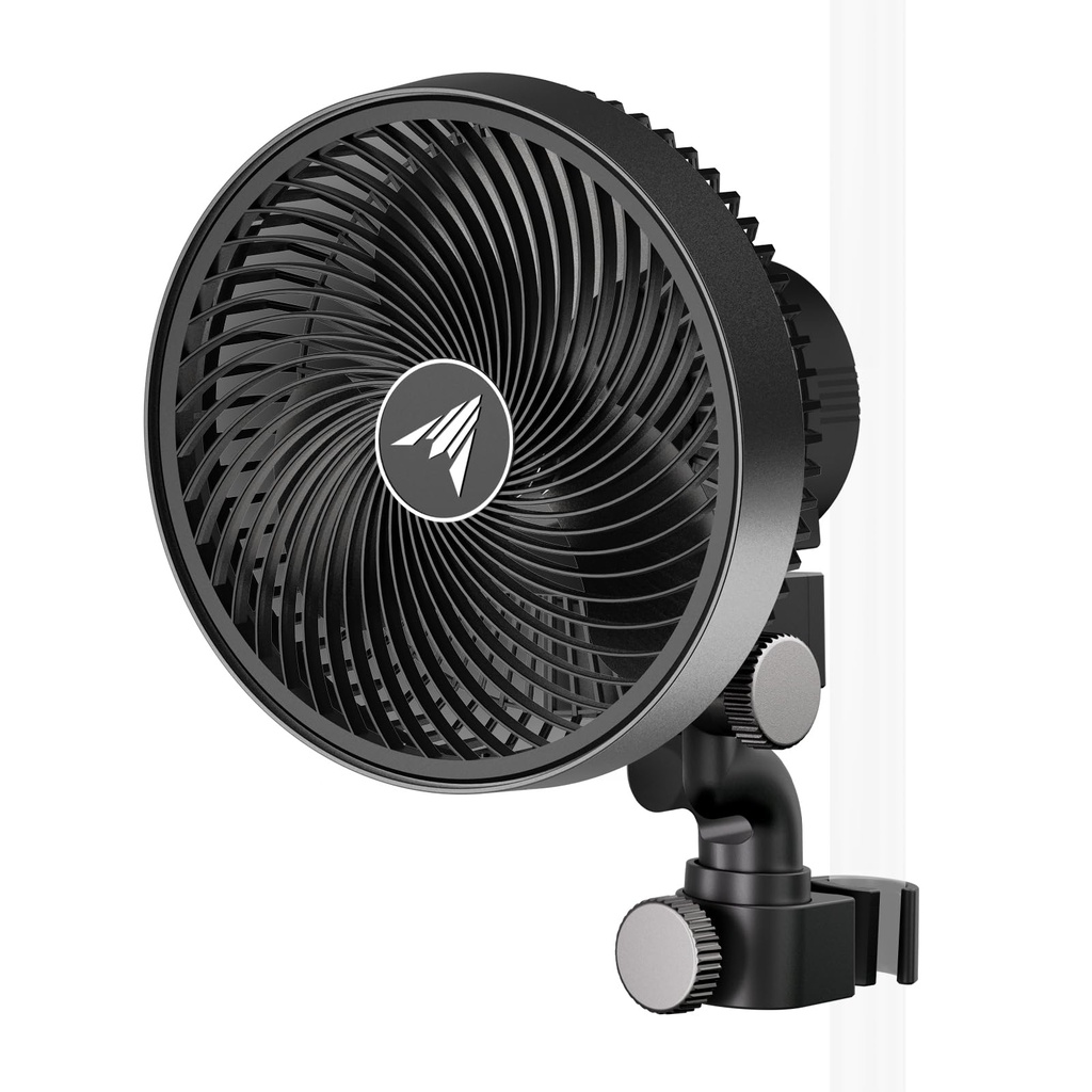 AC Infinity CLOUDRAY S6, Grow Tent Clip Fan 15cm with 10 Speeds, EC Motor, Weatherproof IP-