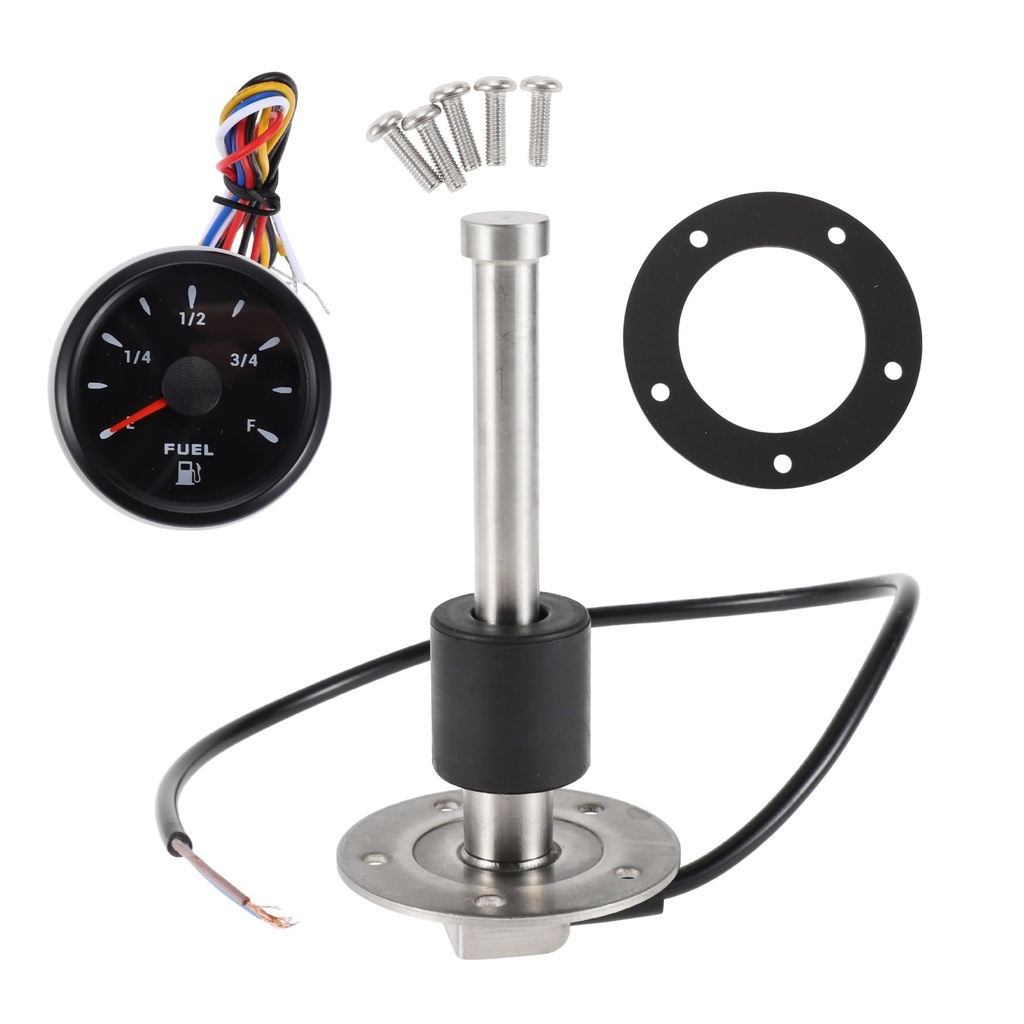 RATCHROLL 1set Fuel Sending Unit and Gauge Kit 762mm Length Boat Fuel Sending Unit Marine F