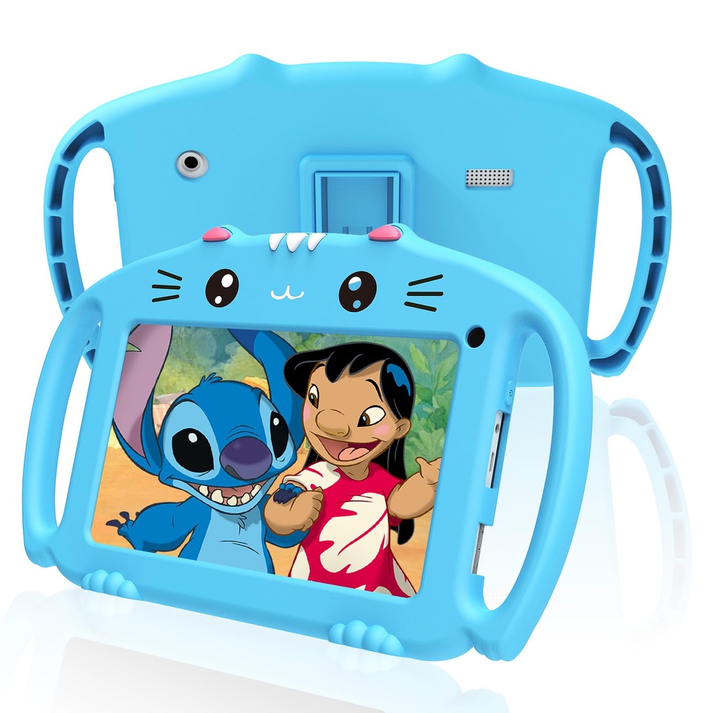 VESWWE Kids Tablet Android 7 In Toddler Table for Kids with WiFi Quad Core 32G ROM 128GB Ex