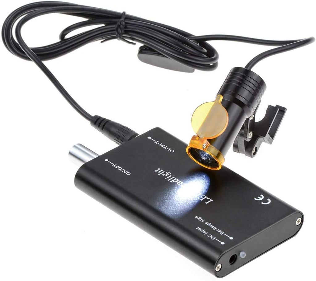 Hot Dental 5W LED Headlight Lamp with Filter Medical Surgical High Brightness Headlamp Inser