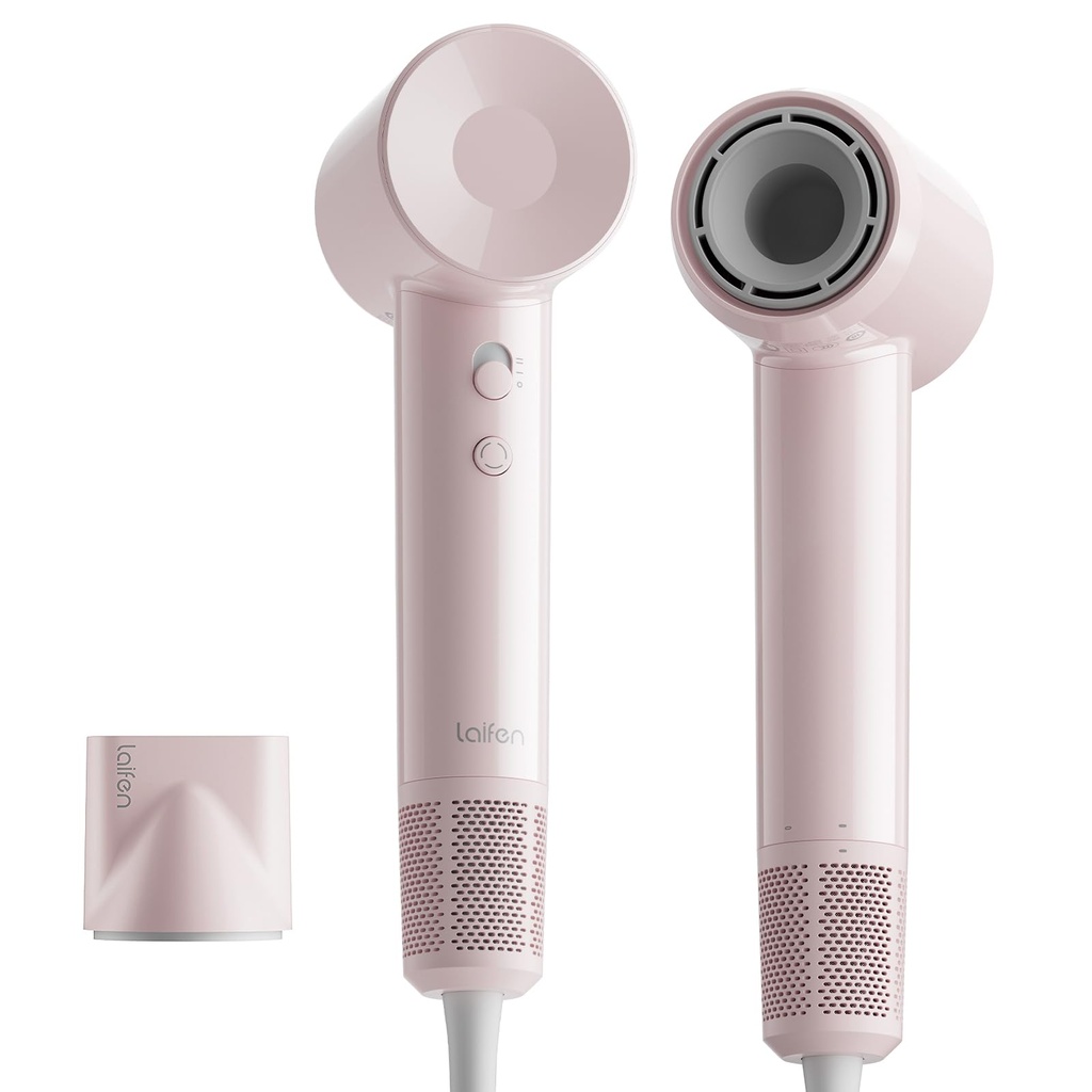 Laifen Se Lite Hair Dryer, Negative Ionic Blow Dryer with 10W RPM Brushless Motor for Fast