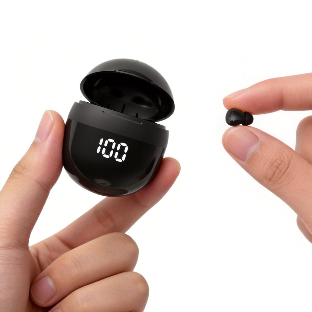 Invisible Earbuds Tiny Earphones Mini Ear Buds Gym Headphones Wireless Hidden Earphones ENC