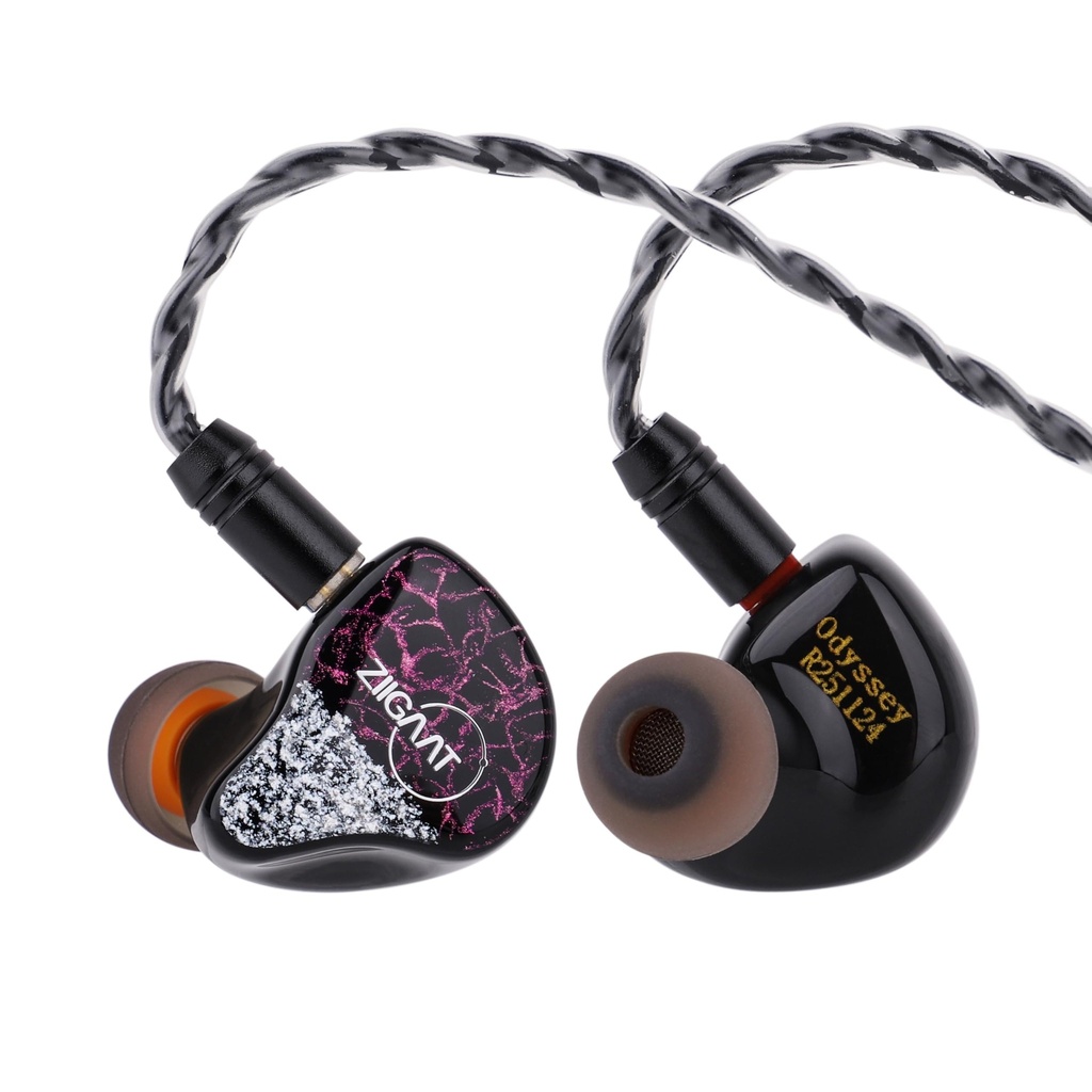 Linsoul ZiiGaat Odyssey In Ear Monitor, 1DD+3BA Hybrid IEM Earphone, Wired Gaming Earbuds