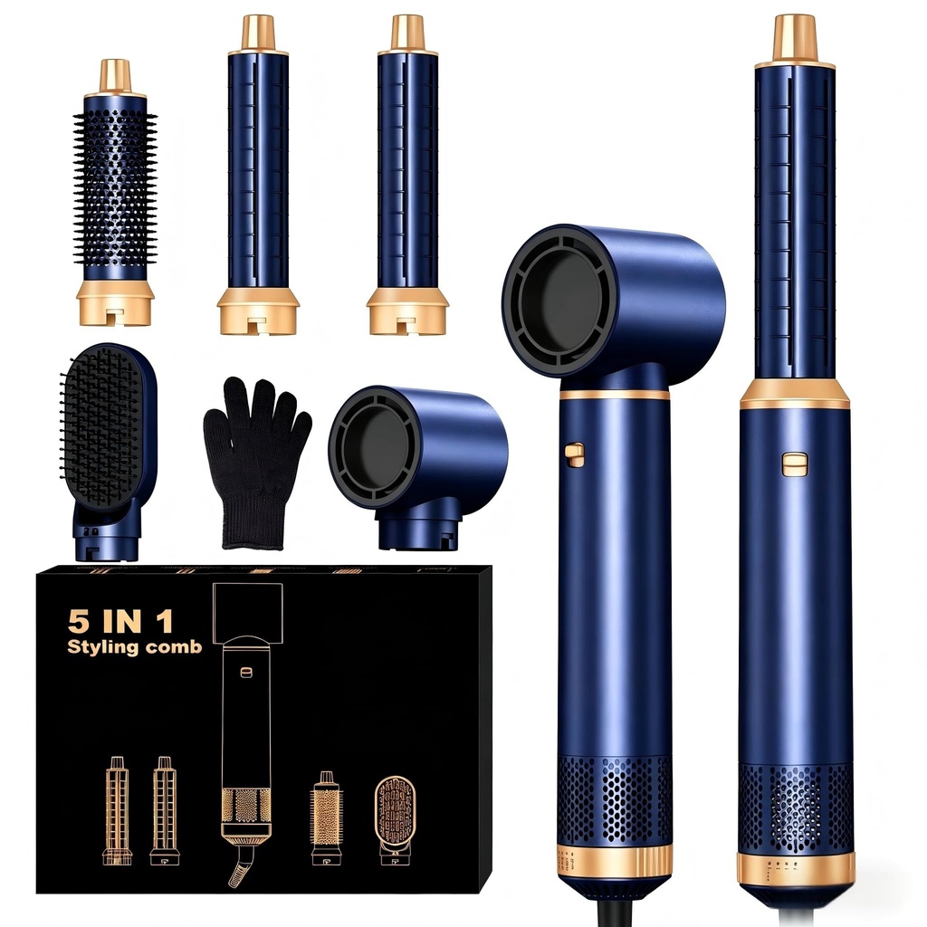 Hairstyer 5 in 1 Hair Styler Air Brush Airbrush 5 in 1 Air styer Airstyler Multi-Blow Dryer