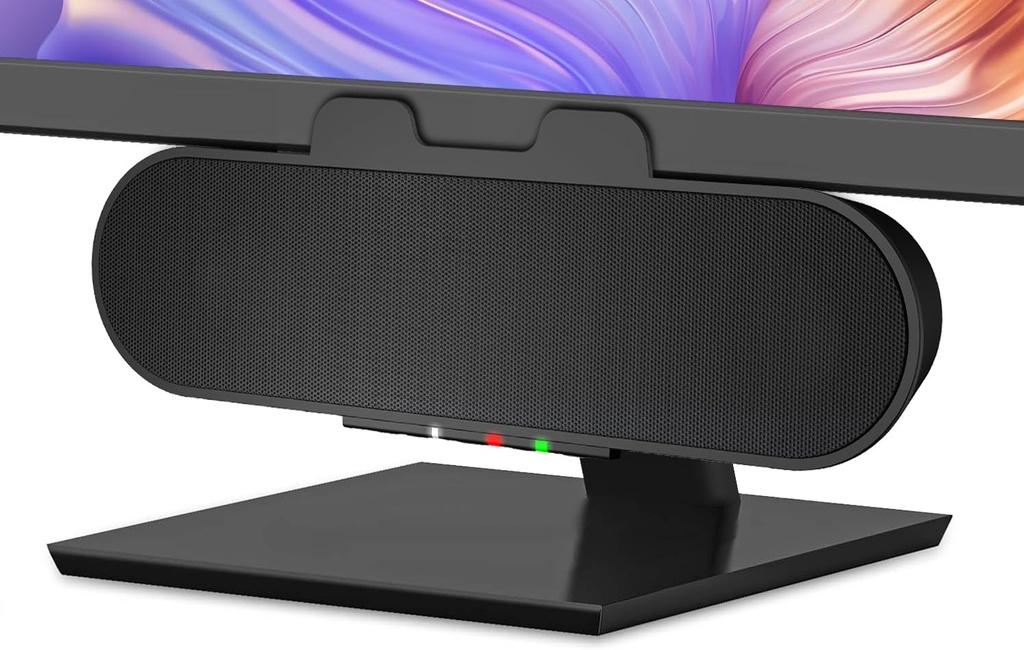Cyber Acoustics USB & Bluetooth Speaker Bar (CA-2890PRO) USB Powered Speaker with Speakerphone
