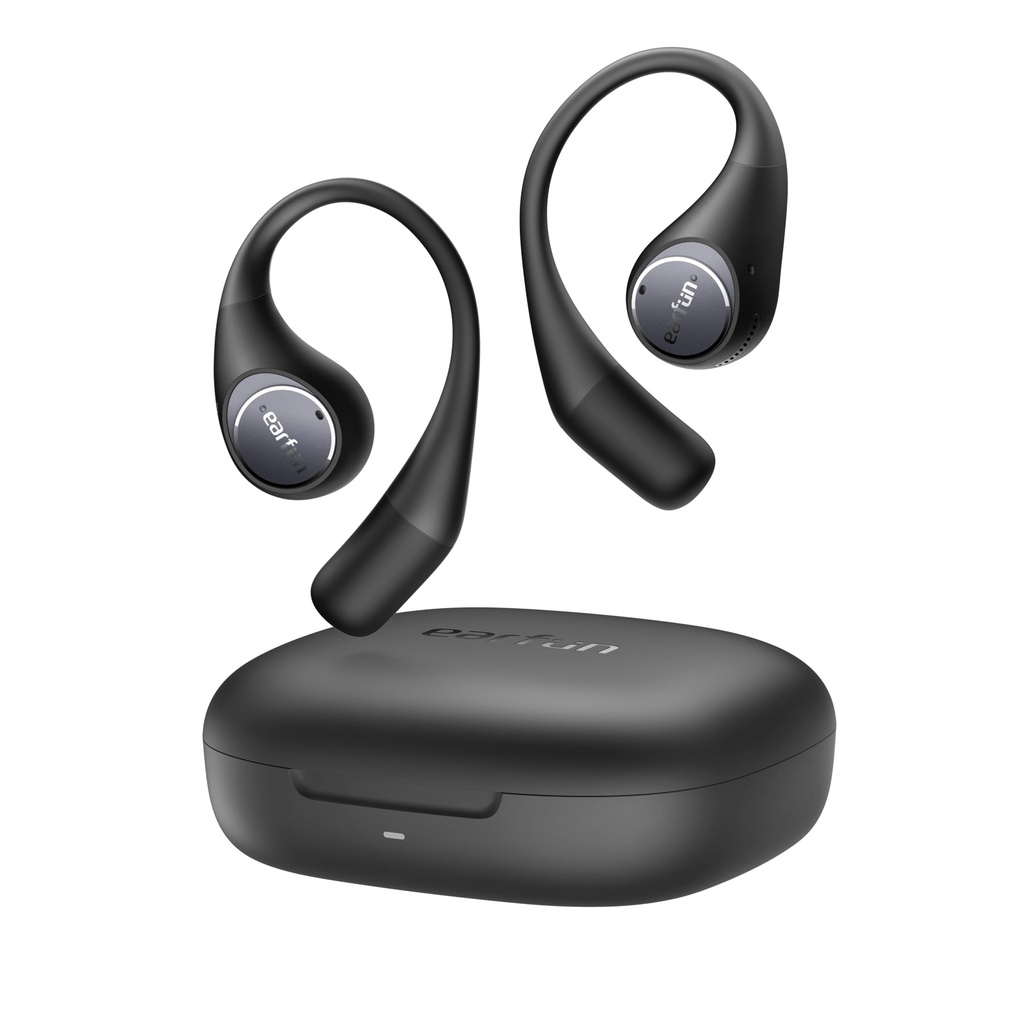 EarFun OpenJump Open Ear Headphones, Wireless Earbuds with Ergonomic Earhook, Hi-Res Sound
