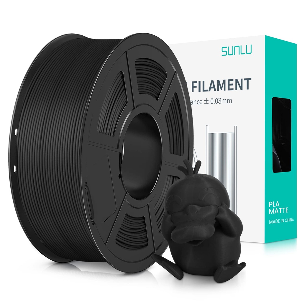 SUNLU Dual Color Matte PLA Filament 1.75mm, Matte 3D Printer Filament with 2 Color Gradient