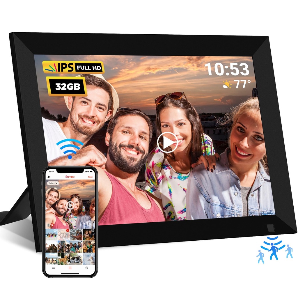 WiFi Digital Photo Frame,10.1 Inch Digital Picture Frame