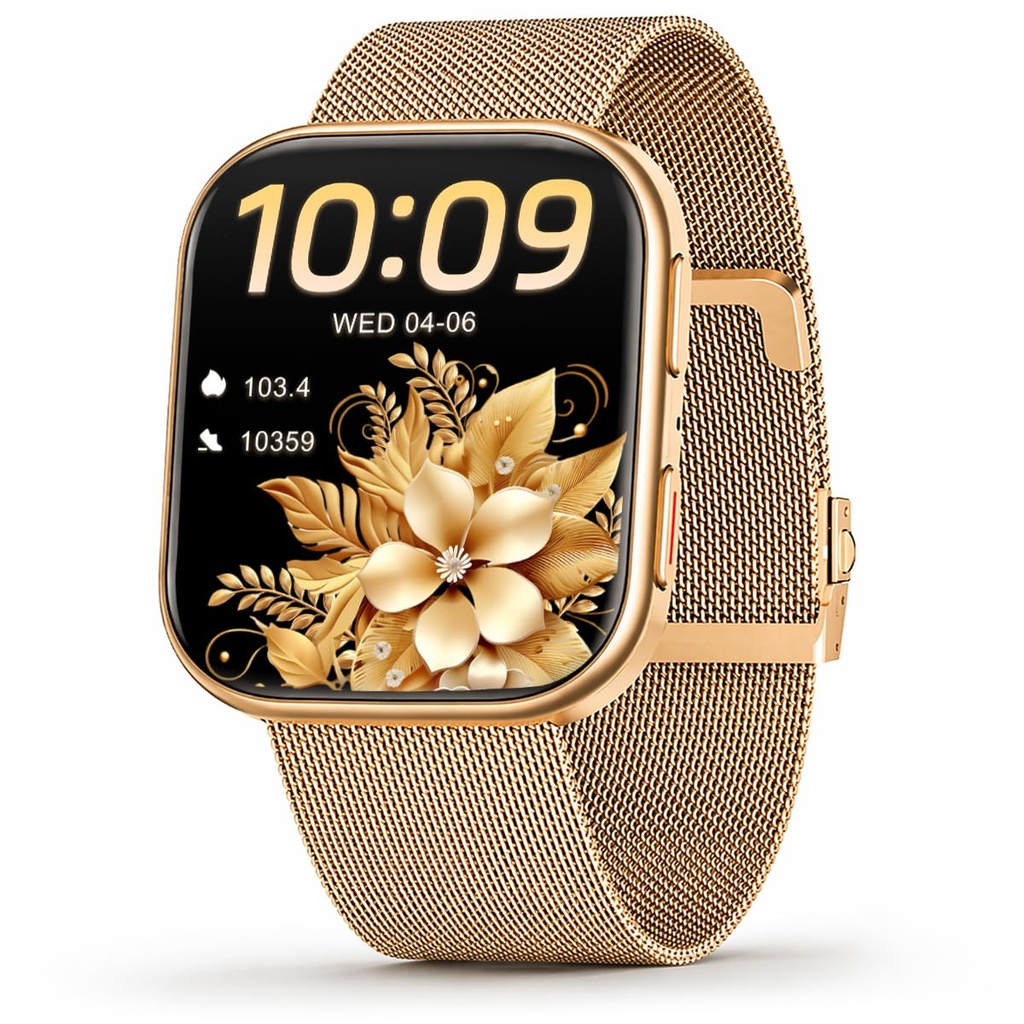 FITVII Smart Watch for Men Women (Answer & Make Calls), Health Fitness Tracker with 24/7 He