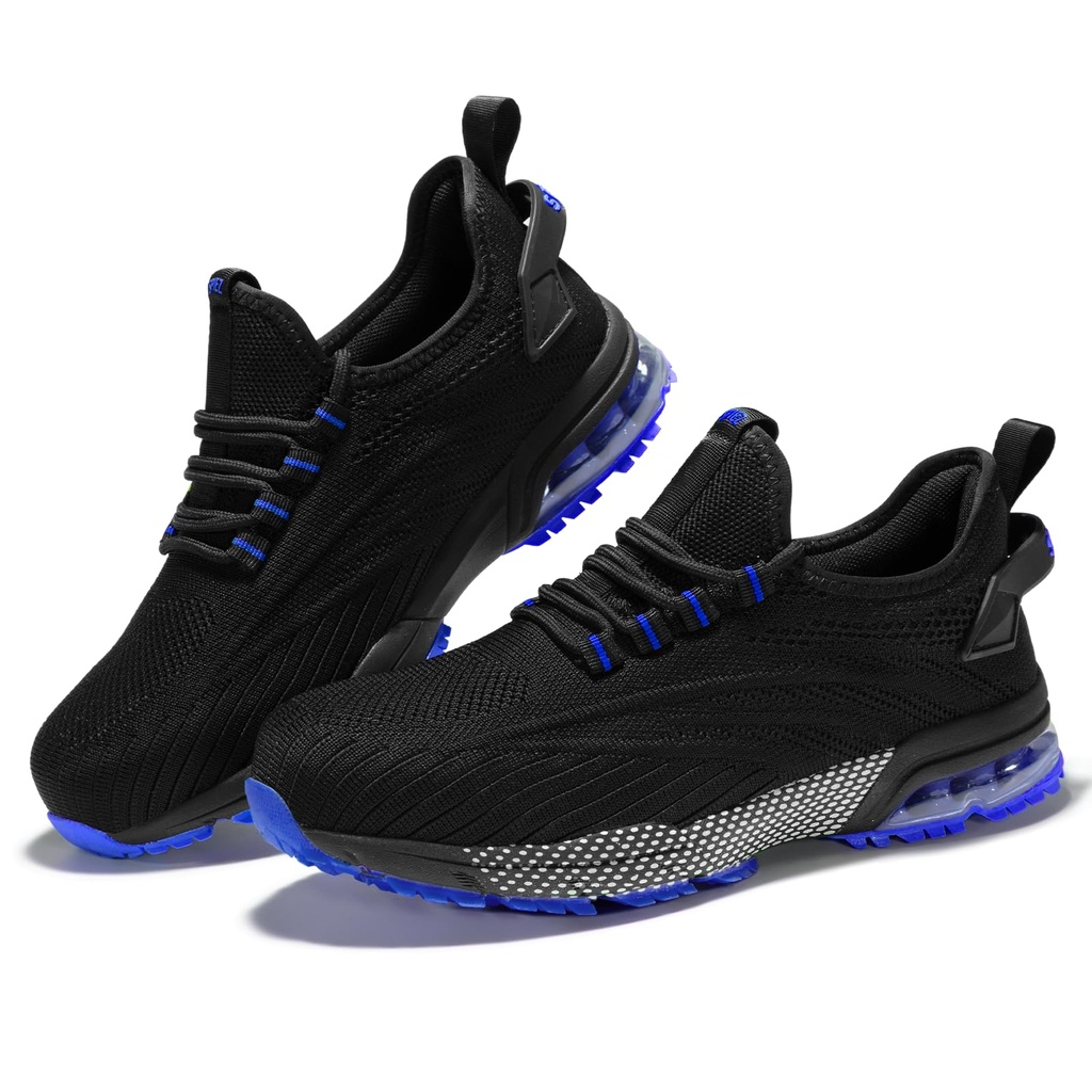 SPIEZ Safety Trainers for Men Women, Air Cushion Composite Toe Work Trainers, Lightweight B