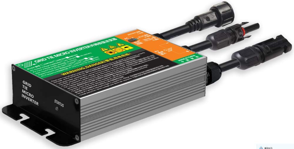 Y&H 300W Solar Grid Tie Inverter MPPT Pure Sine Wave DC26V-46V Input AC180-260V Output 
