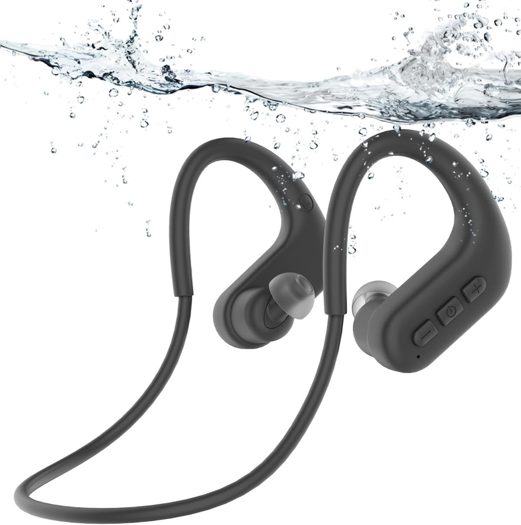 SANOTO Swimming Headphones, waterproof headphones swimming Bluetooth 5.4, IPX8