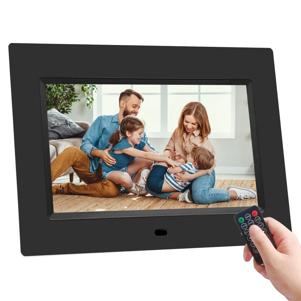 Digital Photo Frame, 7 Inch Digital Picture Frame Full IPS Display Electronic Photo Frame V