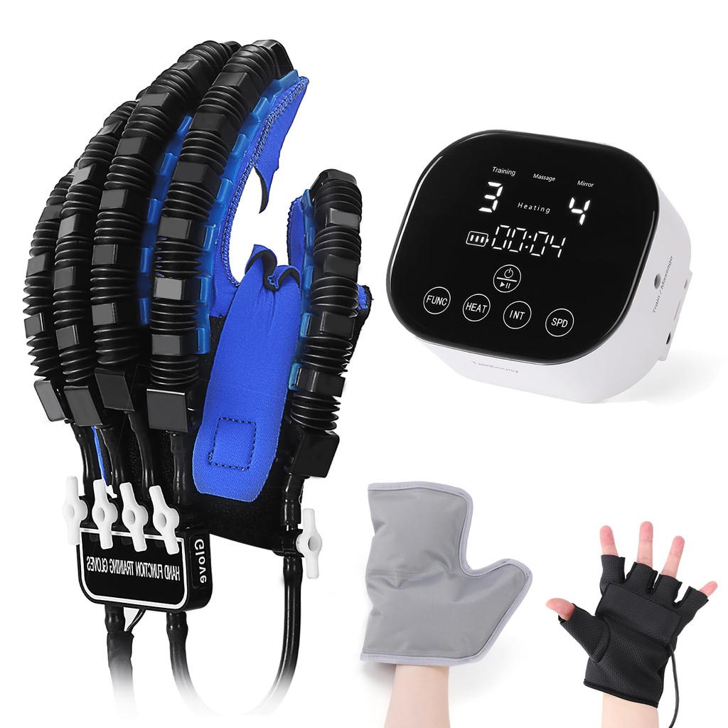 Rehabilitation Robot Gloves Hemiplegia Hand Stroke Recovery Equipment, Hand Dysfunction Tra