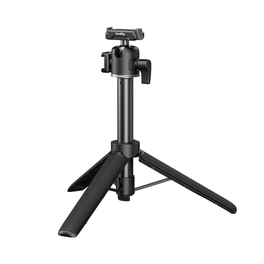 SMALLRIG Action Camera Selfie Stick Quick Release Tripod, 7.8-21.6in Extendable, 360?? Ball