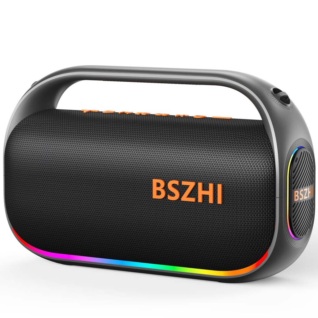 80W(120W Peak) Bluetooth Speaker Loud, Portable IPX6 Waterproof Bluetooth Speakers Wireless
