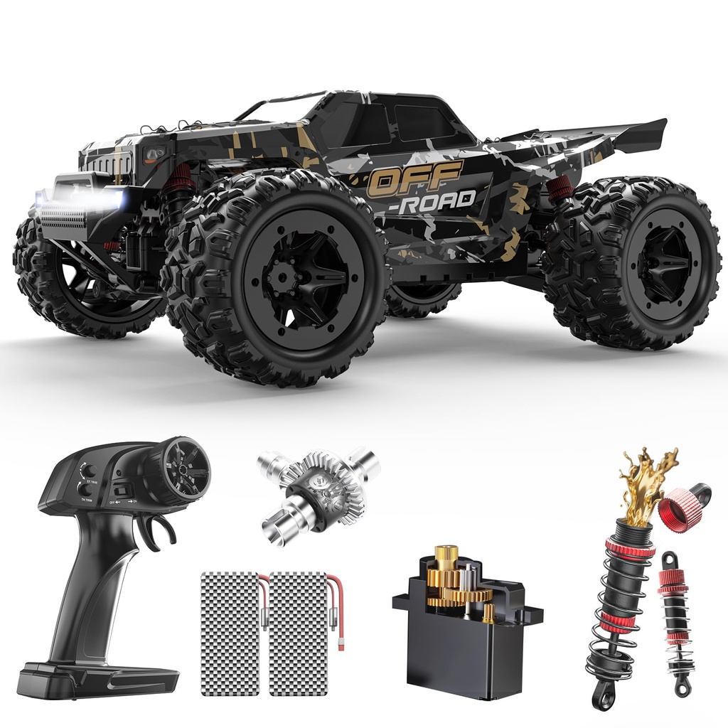 DEERC 9309E 1/16 All Terrain Fast RC Cars for Adults 40KPH,4WD Electric Off-Road Remote Con