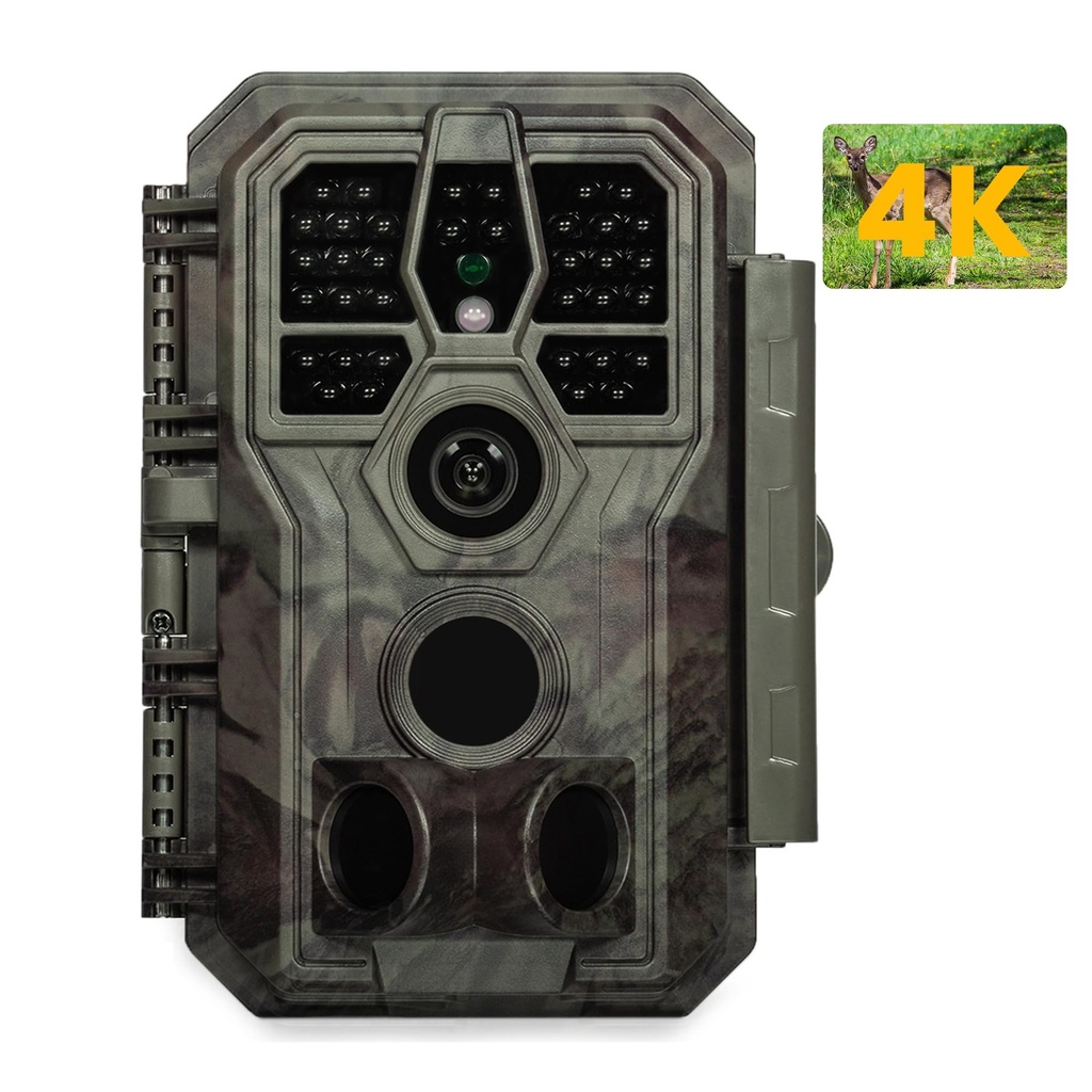 GardePro A50 Trail Camera, Ultra-HD 4K Sensor, Super Low Light Sensitivity, New-Gen Image T