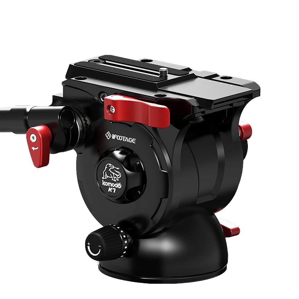 IFOOTAGE K7 Heavy Duty Professional Camera Head,with Drag Pan Quick Release Plate,for Nikon