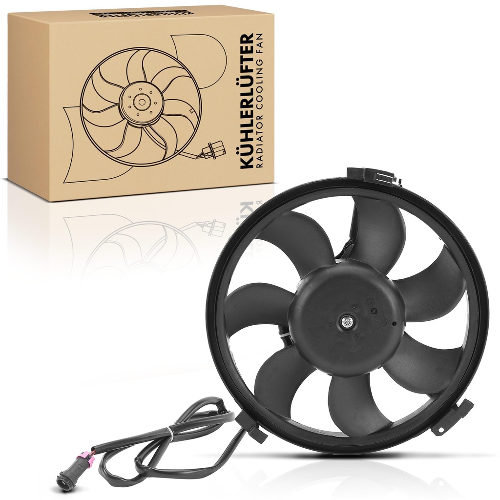 Frankberg Radiator Fan Compatible with A4 8D2 B5 1.6L-2.8L 1994-2000 A6 4B2 C5 1.8L-4.2L 19