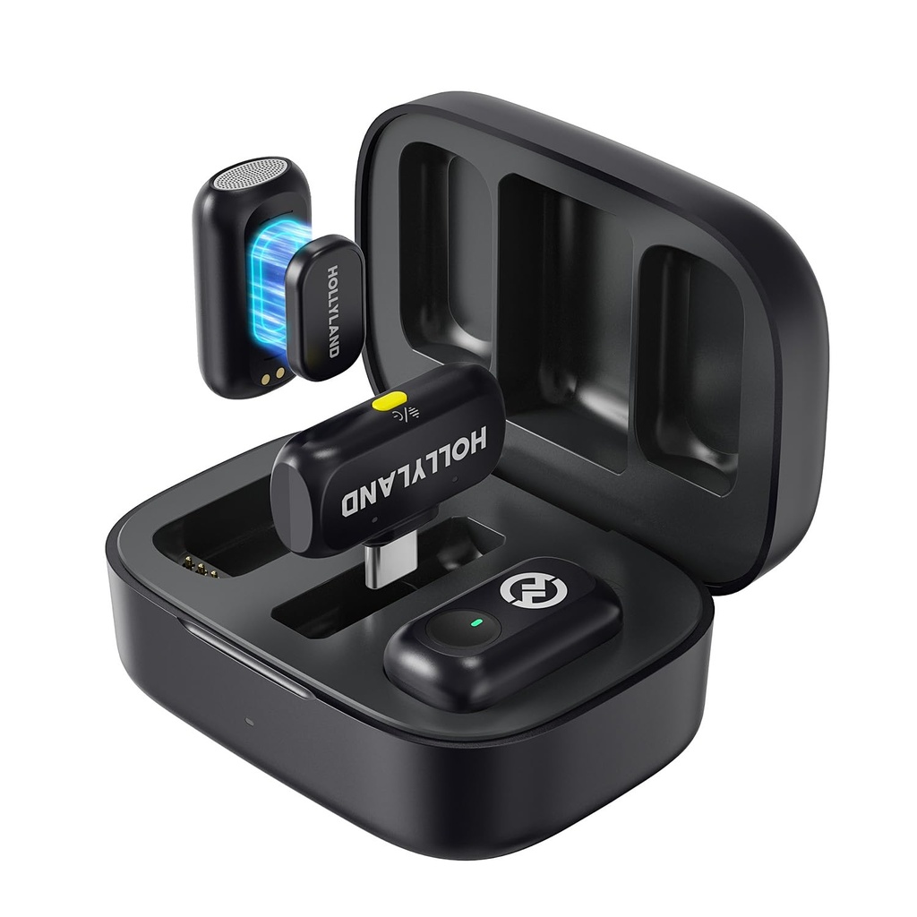 Hollyland LARK A1 Wireless Mini Microphone for iPhone15/16 & Android, Pure Sound