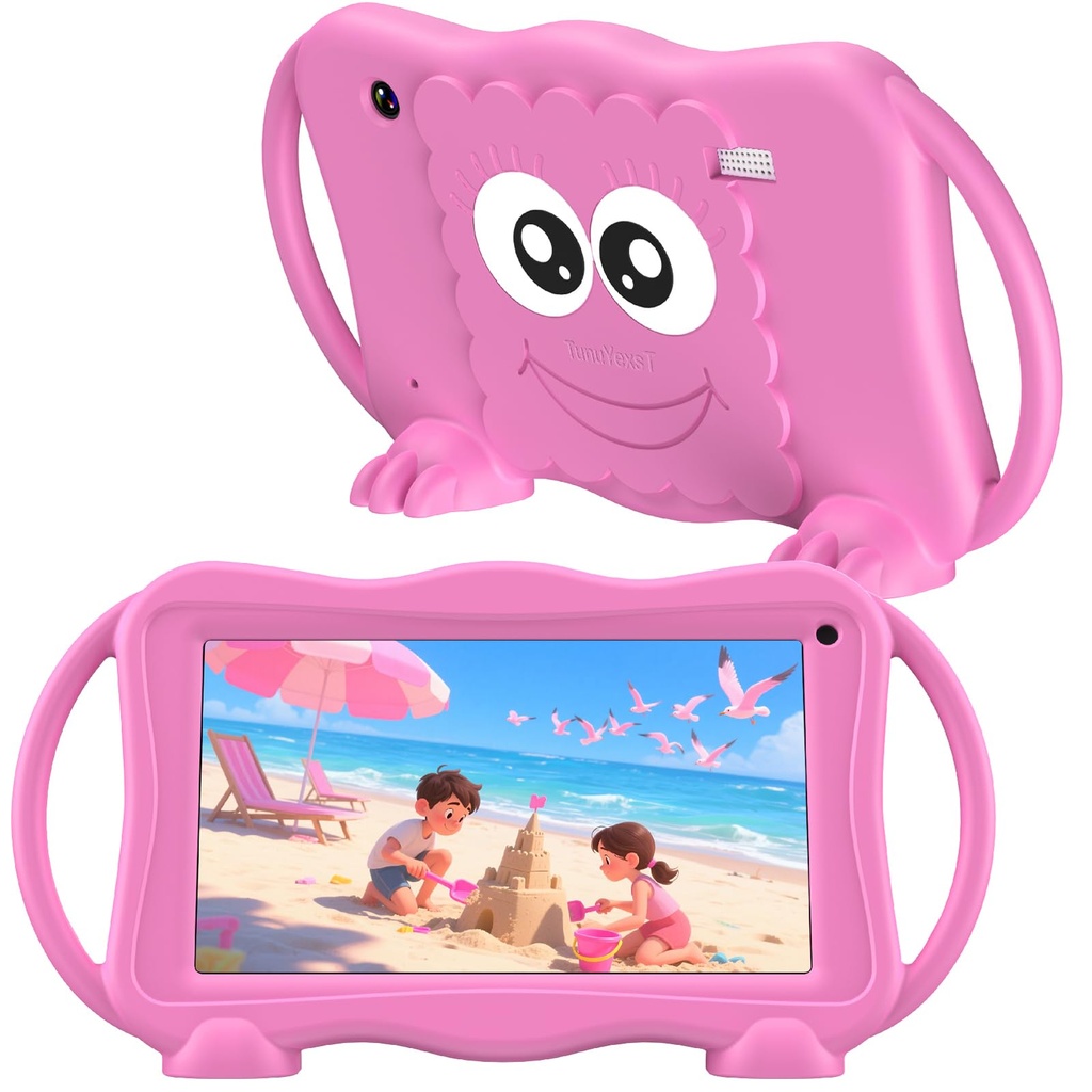 TUNUYEXST Kids Tablet 7 Inch Tablets for Kids 3-12, 32GB Toddler Tablet with Dual Camera