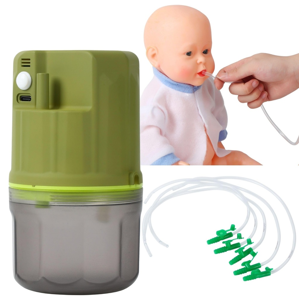 Portable Suction Machine, Eletric Aspirator, Phlegm Suction Device for Home Use, Phlegm 