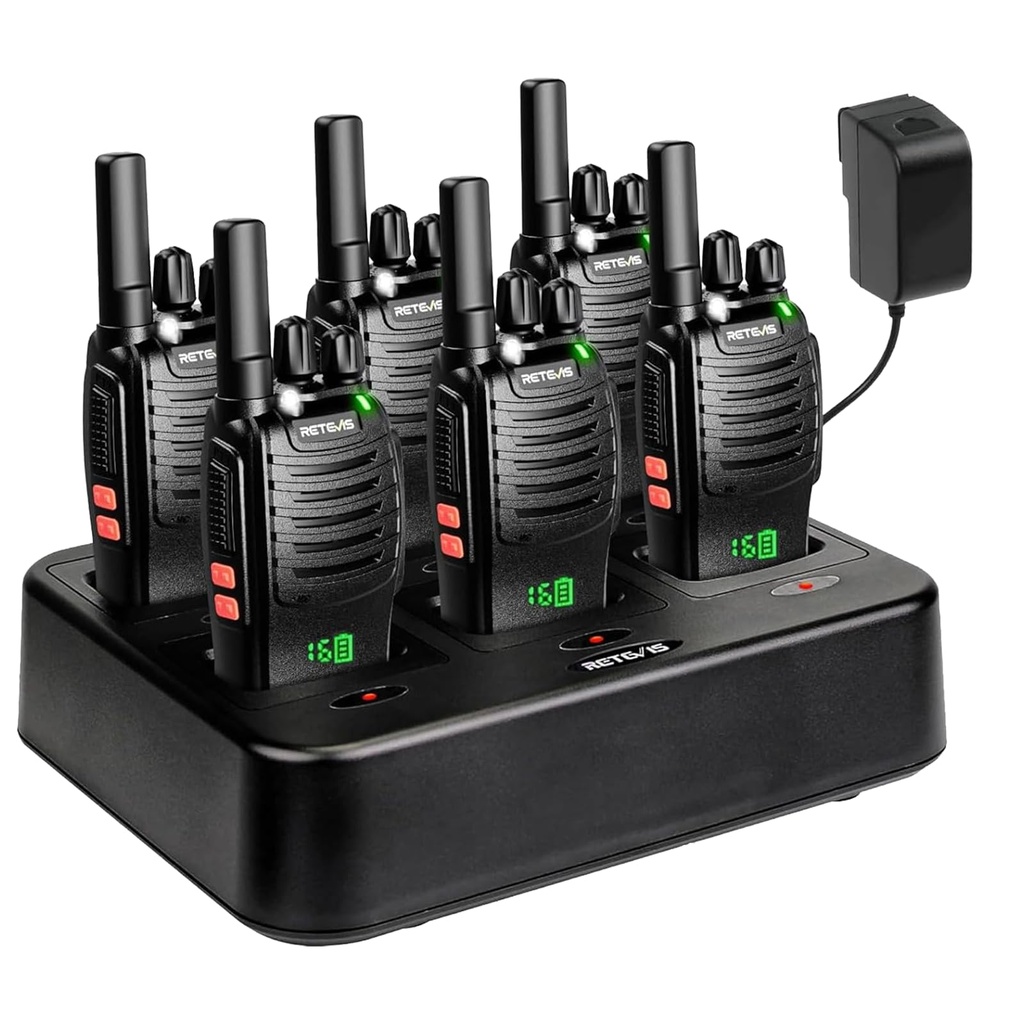 Retevis H777H Walkie Talkies, Walkie Talkies for Adults with Screen, Rechargeable 2 Way Radio