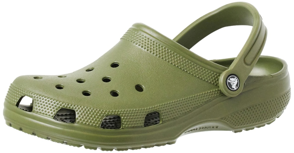 Crocs Unisex Classic Clogs, Army Green,7 UK Men/ 8 UK Women