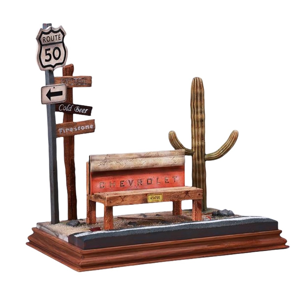 HiPlay mmmtoys 1/12 Route 50 Scene Base M2423 Figure Base, Stand, Display Base, Painted Finished Product