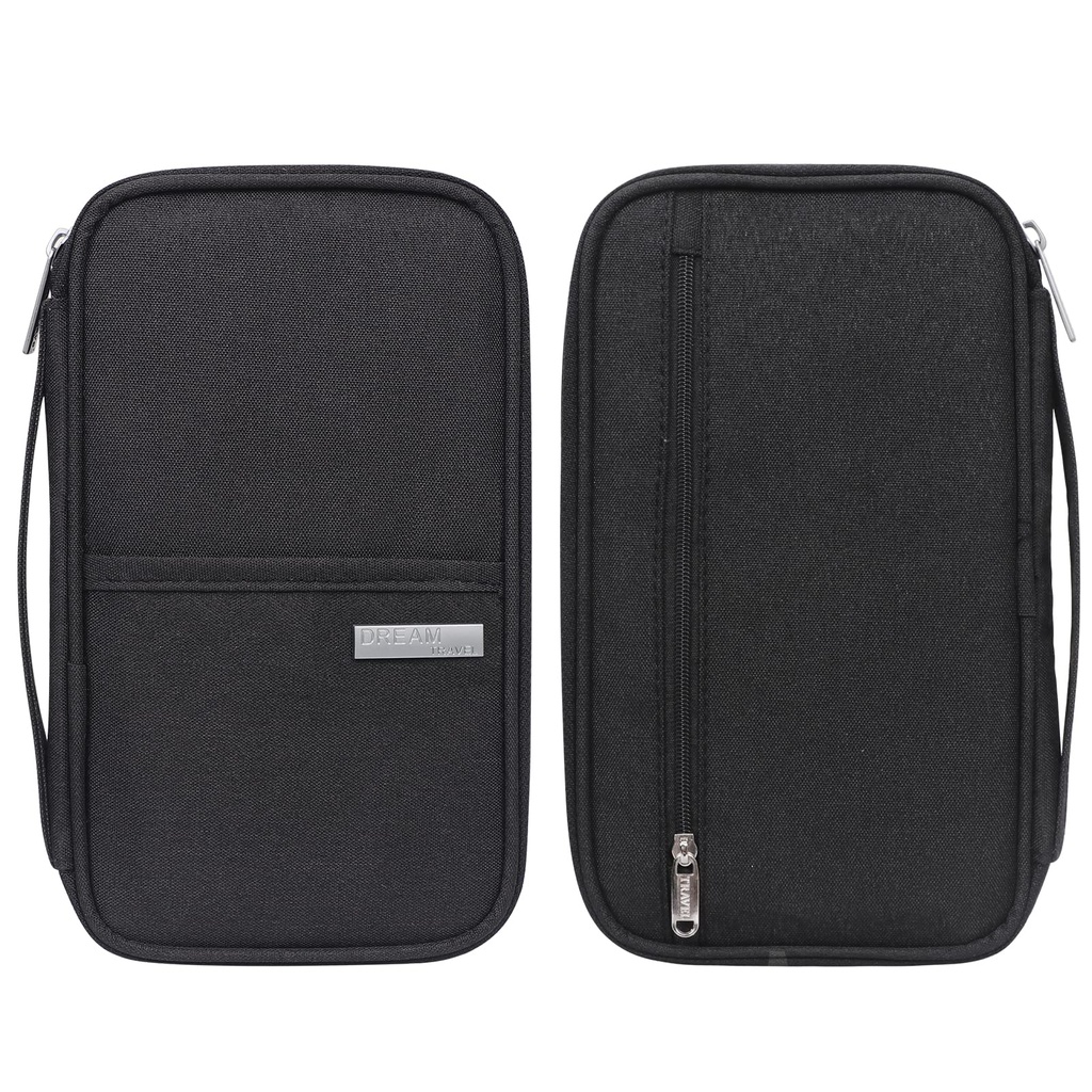Passport Holder Travel Wallet Portable Travel Document Organiser, Waterproof Travel 
