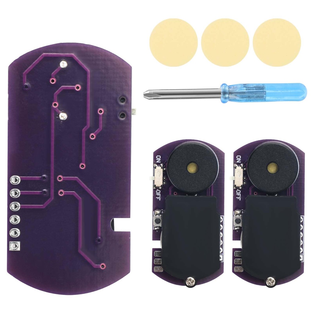 BTFO 3pcs Prank Cricket Noise Maker, Semi-Circular Shape Design with 16 Sounds Beeping Hidd