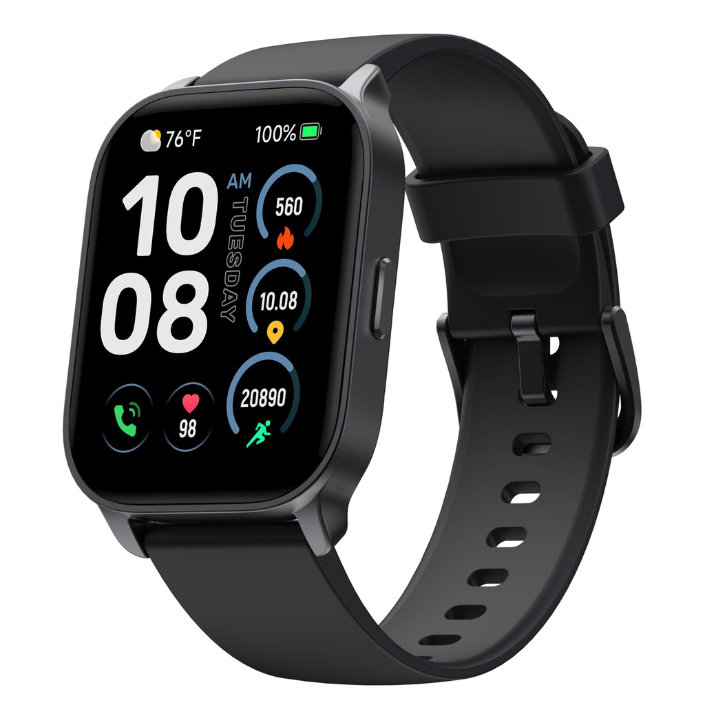 TOOBUR Smart Watch for Men Women, Smartwatch Compatible Android and iOS Phone, Answer/Make