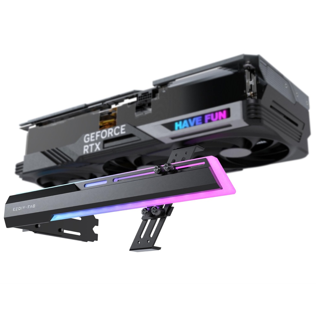 EZDIY-FAB 5V ARGB GPU Holder Brace Graphics Card GPU Support Video Card Holder Bracket