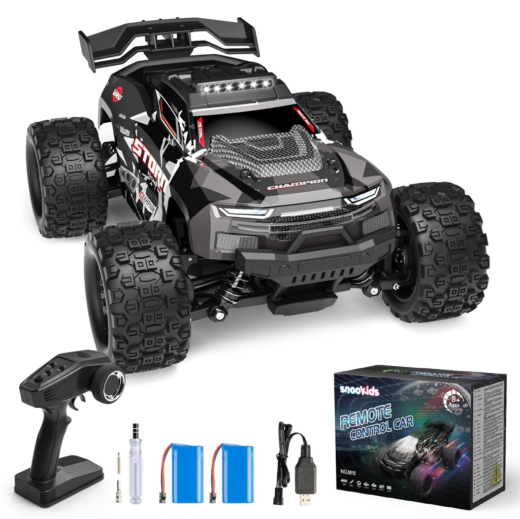 snookids RC Car - 1:18 High Speed Remote Control Offroad Buggy 40 km/h with 2 Li-ion Battery