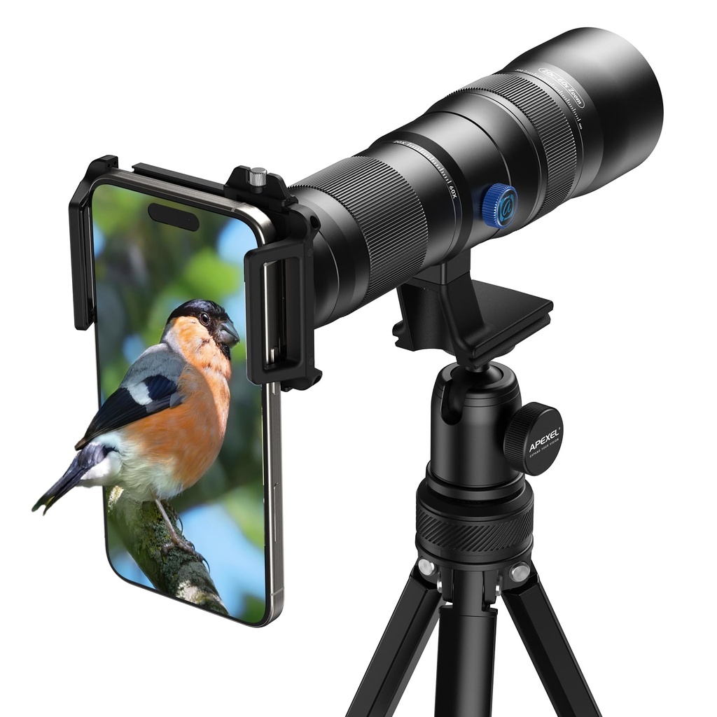 Evil Eye 20-60X Zoom Telephoto Lens for Smartphones, HD Telephoto Phone Lens with Tripod 