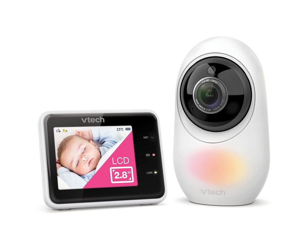 VTech RM2751 2.8" Smart Wi-Fi 1080p HD Video Baby Monitor with Remote Access