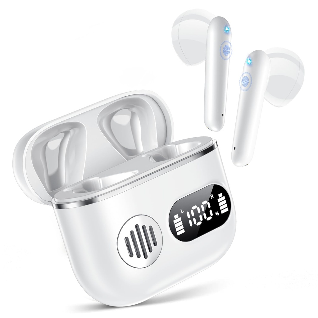 Wireless Earbuds 2026 Sport Bluetooth Headphones Stereo Earphones with ENC Mic Wireless 