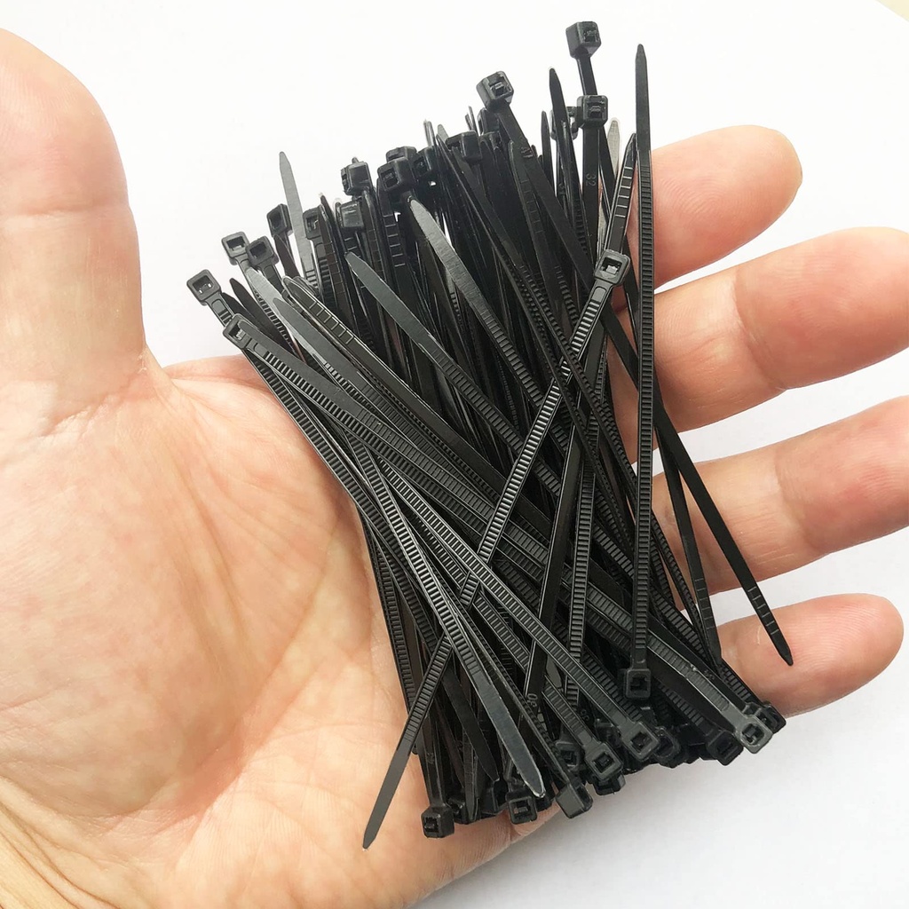 Yaluzibi 120 lbs Heavy Duty Cable Ties 100 Pack, Zip Ties, 8 inch Large Cable Wrap, 7.6mm x