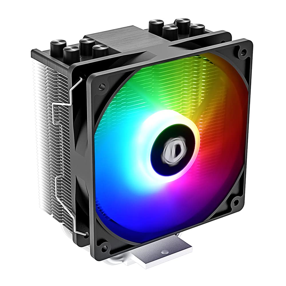 ID-COOLING SE-214-XT ARGB CPU Cooler 4 Heatpipes CPU Air Cooler Addressable RGB Light Sync
